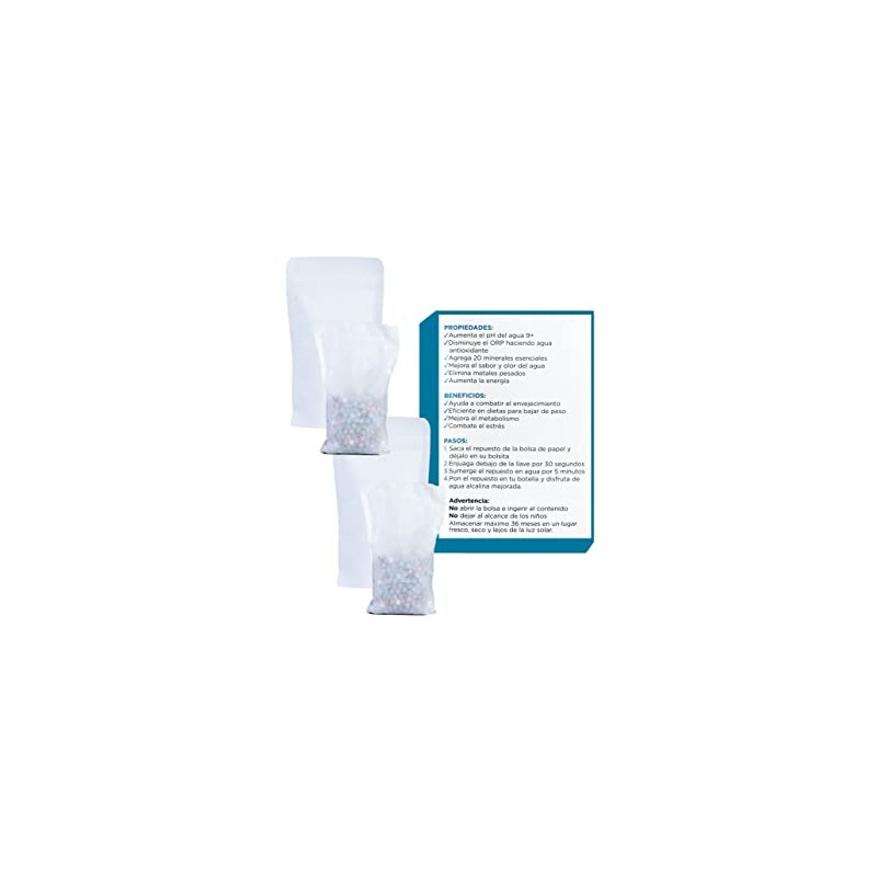 APAA - 2 Pack - Repuestos para Hacer Agua alcalina