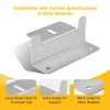 BougeRV 8 Units Solar Panel Mounting z Bracket, Supporting for