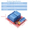Keenso 2 Channel Relay Module Relay Card with Optocoupler Low