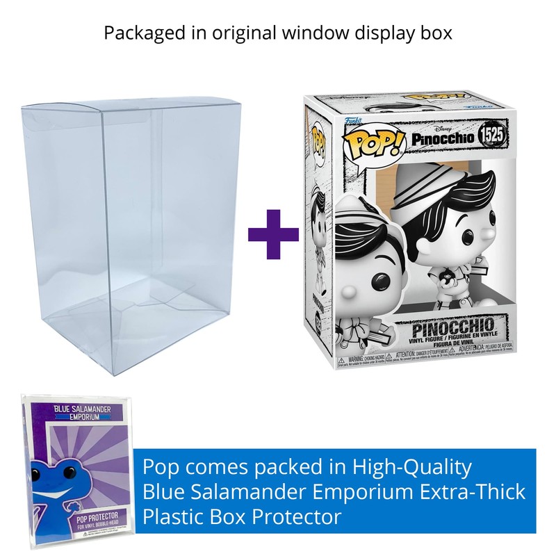 Blue Salamander Emporium Protective Case Bundle – Includes Sketched Pinocchio