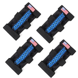 sukemichi 4 Pack Handles Grab Roll Bar Grab Handles Grip Handle for Jeep Wrangler Accessories TJ JK JL Gladiator JT UTV ATV - Upgrade Metal Buckle, Blue (Not for Sky One Touch Top, Not for 2024+ Up)