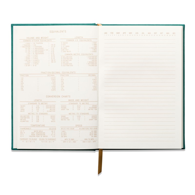 DesignWorks Ink Suede Journal Notebook with 160 Lined Pages, Ribbon