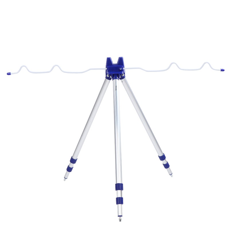 Aluminium Alloy Adjustable Telescopic Fishing Rod Stand Bracket Tripod Holder