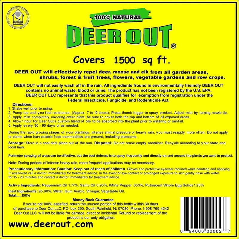 Deer Out 48oz Ready-to-Use Deer Repellent