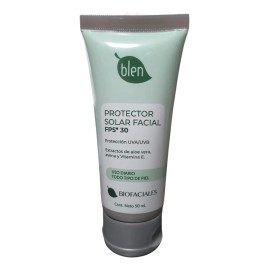 Protector Solar Facial Áloe Vera Avena Vitamina Blen