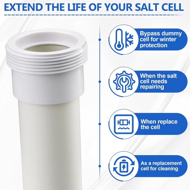 BOUYAO Bypass Dummy Cell, Fits for Hayward T-Cell Salt System