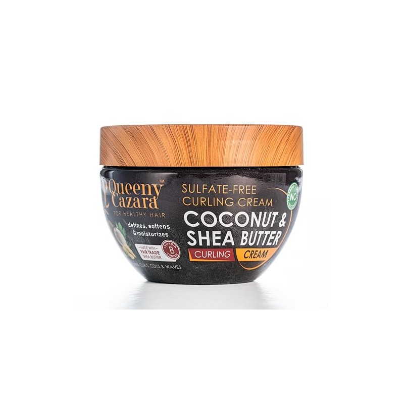Queeny Cazara Coconut & Shea Butter - Sulfate Free CURLING