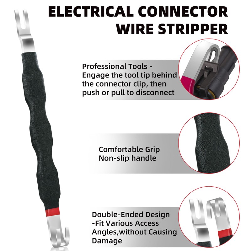 Electrical Disconnect Pliers, Connector Separator 8in Automotive Tools Electrical Connector