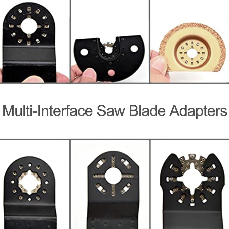 5pcs Adapters for Rockwell Sonicrafter Oscillating Tool Saw Blades -