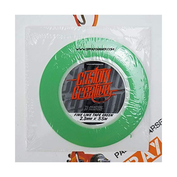 Custom Creative Fine Line Green Tape (2.3mm (1/11"))