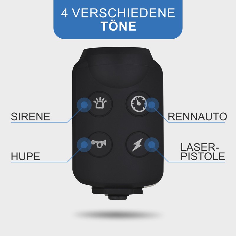Electric Bicycle Bell with 4 Fun Sounds - Electric Bicycle
