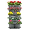 VIVOSUN 5 Tier Vertical Gardening Stackable Planter for Strawberries, Flowers,