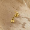CHIC & ARTSY Flat Back Bar Earrings for Women, 925