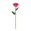 Beautiful Elegant Everlasting Gold Plated Rose Flower Valentine's Gift Red
