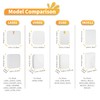Airoak 4Pack LA502 LA702 LA802 Foam & Felt Filter Replacement