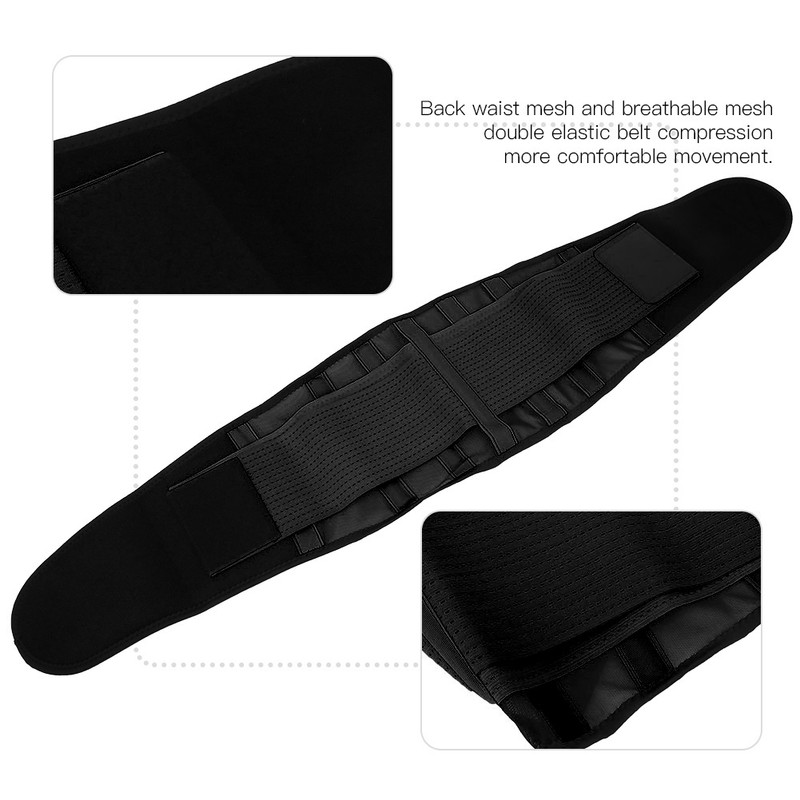 Breathable Mesh Support Exercise Belt Fitness Waist Training Gym for
