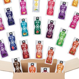 Bolero- Sugar Free Drink Mix Packets Pick Your Fruit Flavors | Powdered Flavored Water Packets | 72 Large Sachet On The Go Packets