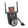 Outdoor Dual Lens Security Camera 1080P Mobile Tracking 360 Degree