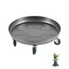 LeafLassie Heavy Duty Plant Caddy with Wheels 12 Inch, 360°