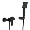 Taplong Matte Black Handheld Shower Head Set, Wall Mount Hand