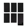 Rayher 67368576 67368576 Large Blank Black Matchboxes 6 Cardboard Boxes