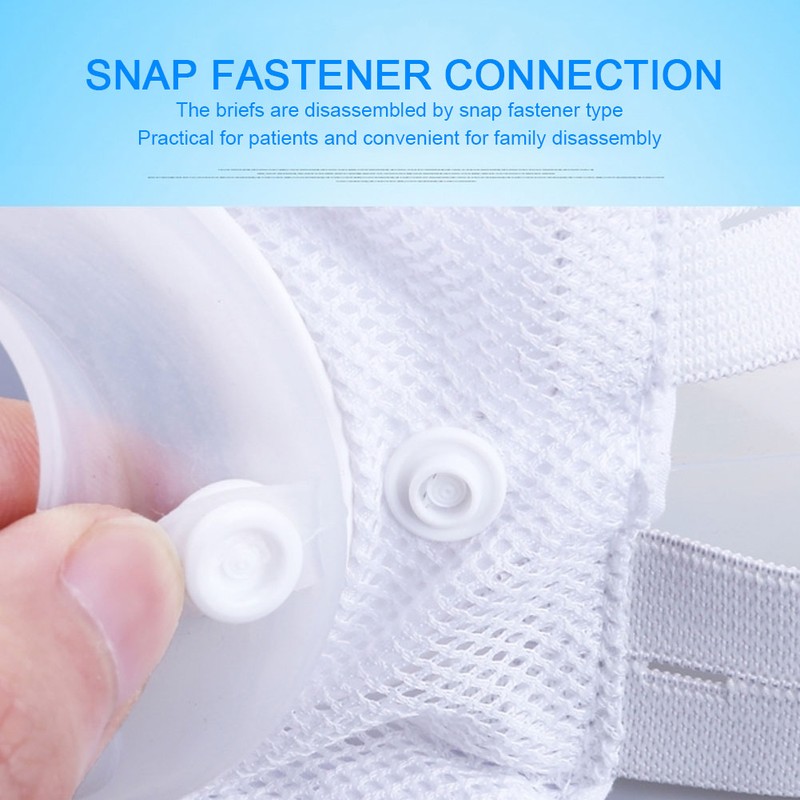 Men Women Silicone Breathable Urine Collector Incontinence Urination Device with