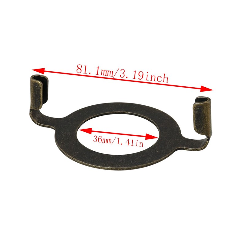 DGBRSM 2pcs E26 Phenolic Socket Lamp Harp Saddle Base for