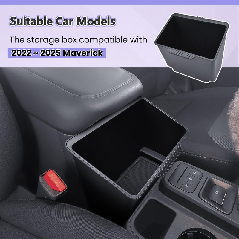 RUNROAD Center Console Storage Box Compatible with 2022 2023 2024