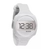 Nixon A168-100 Dash White Square Digital Wrist Watch Silicone Strap