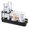 MYITYARD Toothbrush Holders for Bathrooms, 4 Slots Rustproof Metal Tooth