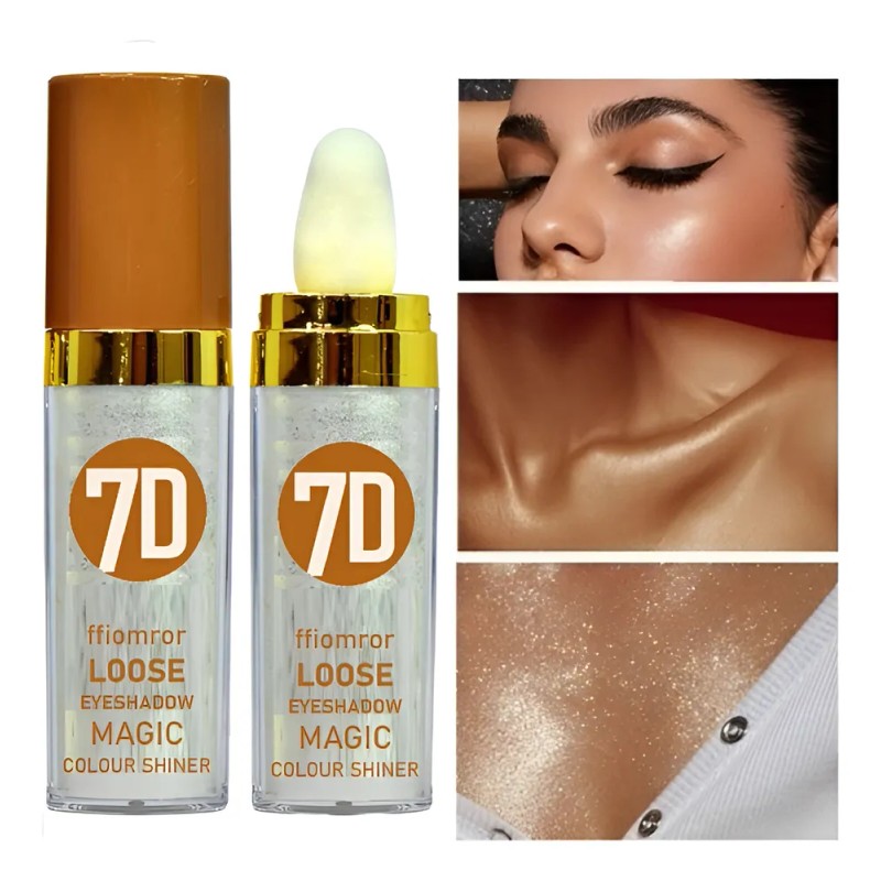 Polvo De Hadas Iluminador Maquillaje Brillo Cara Y Cuerpo Brillo