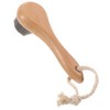 minkissy Wood Handle Face Cleansing Brush With Soft Bristle Exfoliating