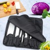 PUBAMALL Bolsa enrollable para cuchillos de chef, 8 bolsillos en