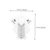 WOONEKY 1 Nail Extension Forms Foil Nail Guide Stickers and