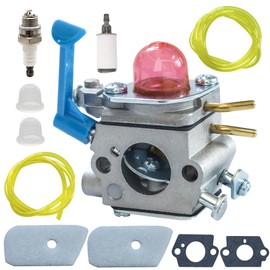FJSaDobo 128LD Carburetor Fuel Line Kit for Husqvarna 128L 128LDX 128R 128RJ 125R 125RJ 128C 128CD Edger Trimmer 545081848 C1Q-W40A Carb 545081848 545006062