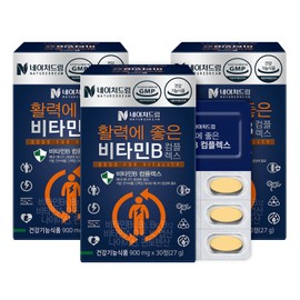 Nature Dream Vitamin B Complex, good for vitality, 30 tablets, 3 boxes / 네이처드림 활력에 좋은 비타민B 컴플렉스 30정 3박스