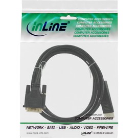 InLine® 17113 Display Port for DVI Converter Cable Black