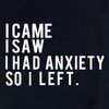 BLACKMYTH Women Cute Tees I Came Graphic T Shirts Black