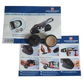 FKAnhängerteile Winterhoff WS 3000 Friction Pad Set from 08.2002 Onwards + WS3500 Anti-Slinger Clutch
