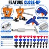 74-Piece Paintless Dent Repair Kit for Car Body Dents –