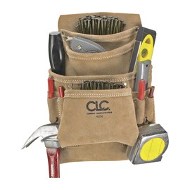 CLC Custom Leathercraft I923X - Bolsa para herramientas y clavos, 10 bolsillos