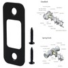 Waziaqoc Deadbolt Strike Plat, Door Backplate 1 x 2-1/4 Inch,
