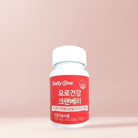 Daily One Urinary Tract Health Cranberry Parkran Vegetable Capsule 60 Capsules 1ea / 데일리원 요로건강 크랜베리 파크랜 식물성캡슐 60캡슐 1개
