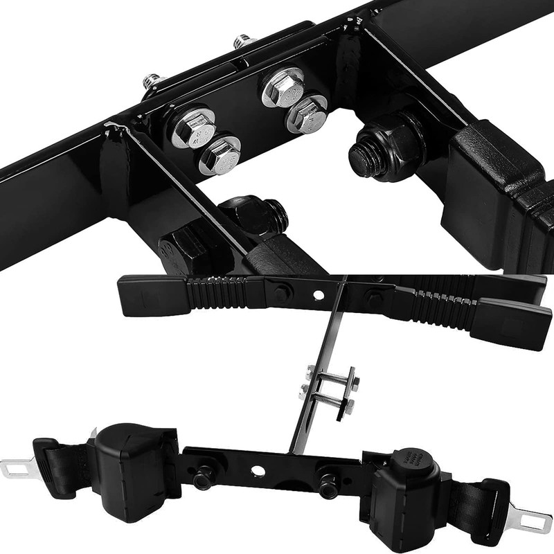 10L0L 2 Passenger Universal Golf Cart Seat Belt Bracket Kit