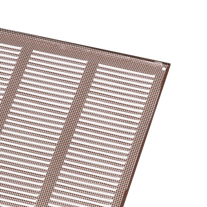 300mm x 300mm Brown Metal Air Vent Grille