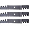 3PK Mulching Lawn Mower Blades Replacement for John Deere 48"