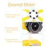 TEHAUX 10pcs Dual Shaft Reduction Motor Magnetic Interference Gear Motor