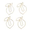 Pack of 100 Paper Clips, Cute Lemon Design Golden Bookmark