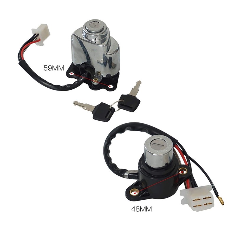 XDF Ignition Switch Fuel Gas Tank Cap Cover Helmet Steering