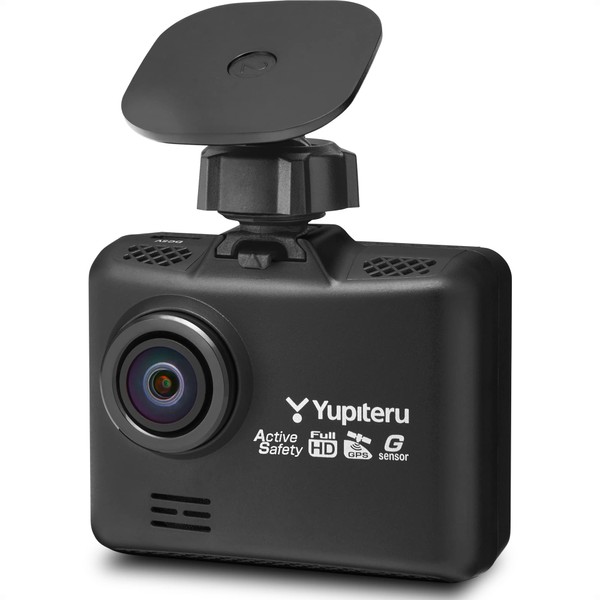 Yupiteru WD320S Dash Cam, 2 Megapixels, Full HD, Sony STARVIS CMOS Sensor, Night Image Correction, Noise Reduction, Compatible with LED Signals, 16GB SD Card Included, G Sensor, GPS Function, Safety Driving Assistance, Parking Surveillance Function